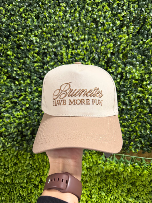 Hat-Brunettes Have More Fun