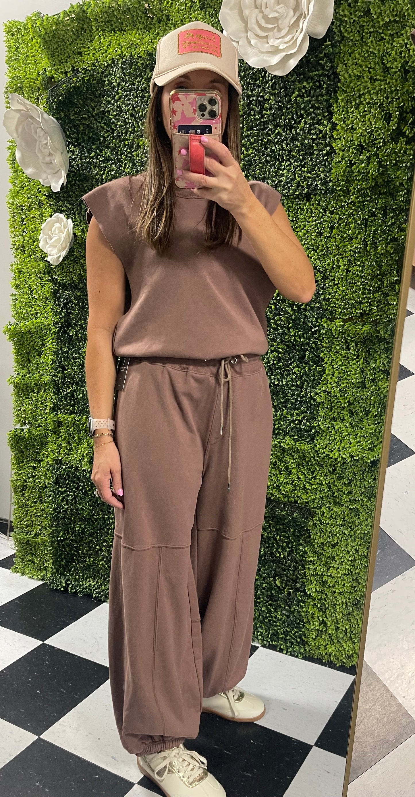 The Brownie Mineral Washed Jumpsuit