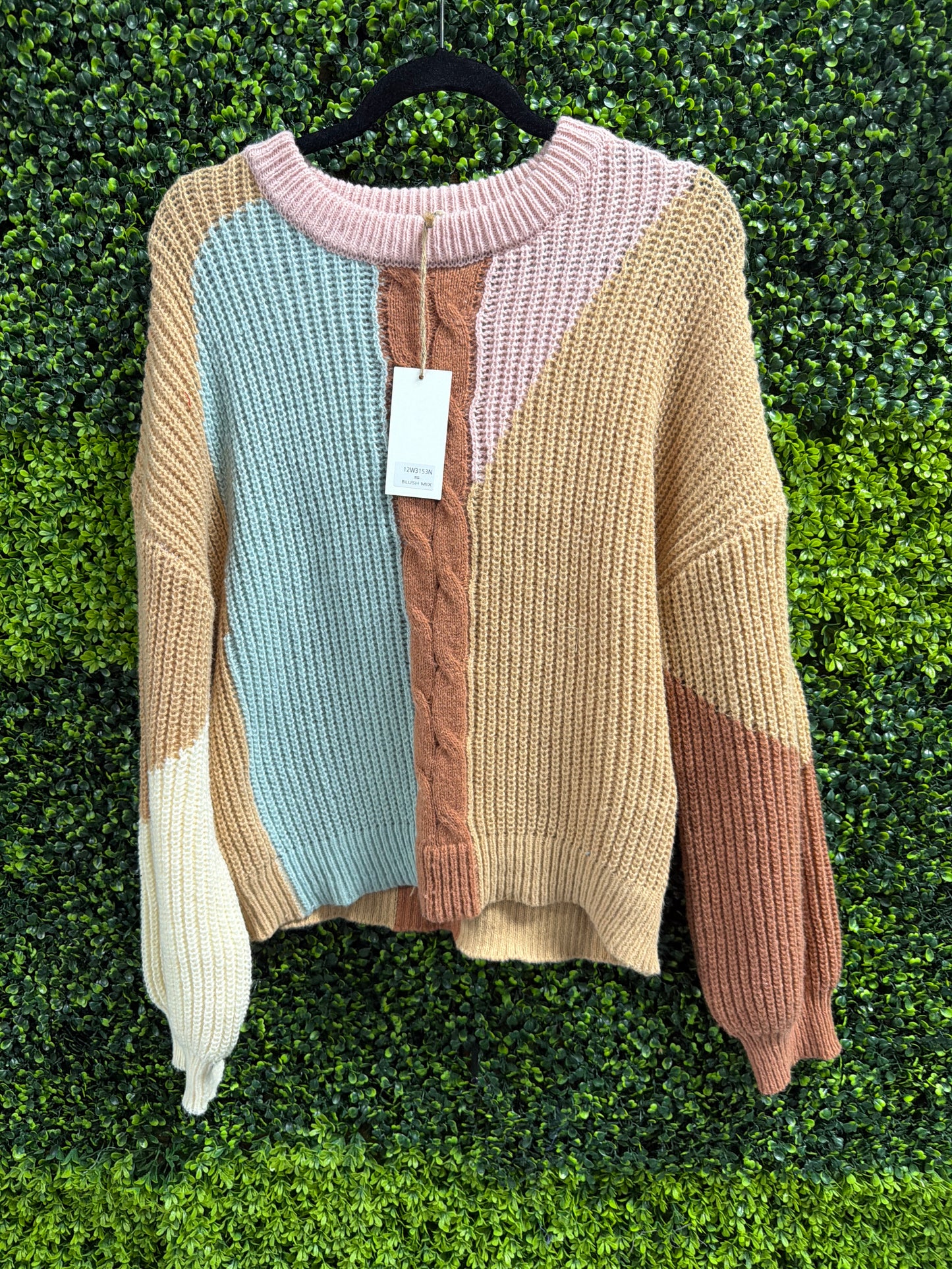 Colorblock Cozy Sweater