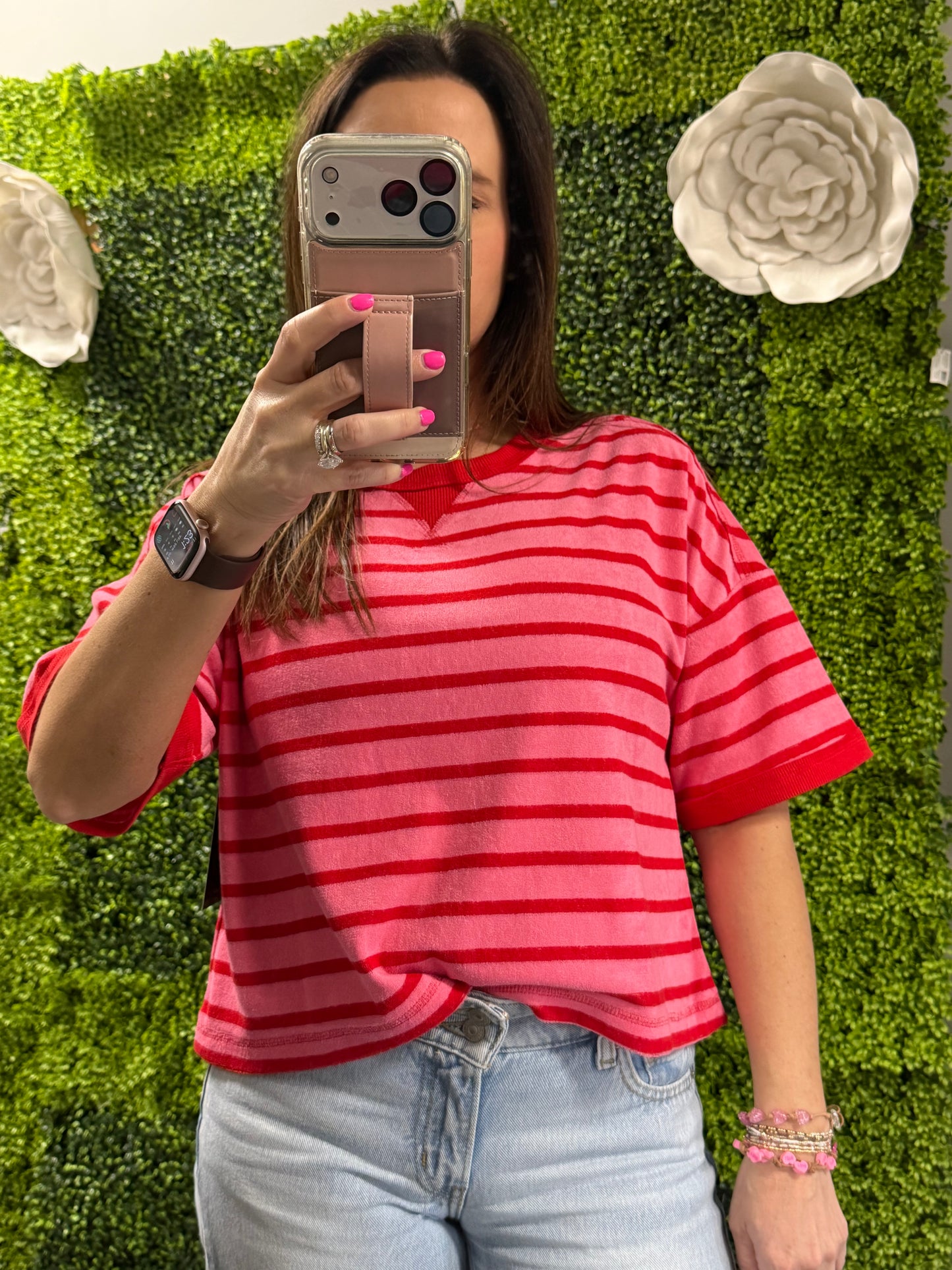 Modern Lines Striped Top