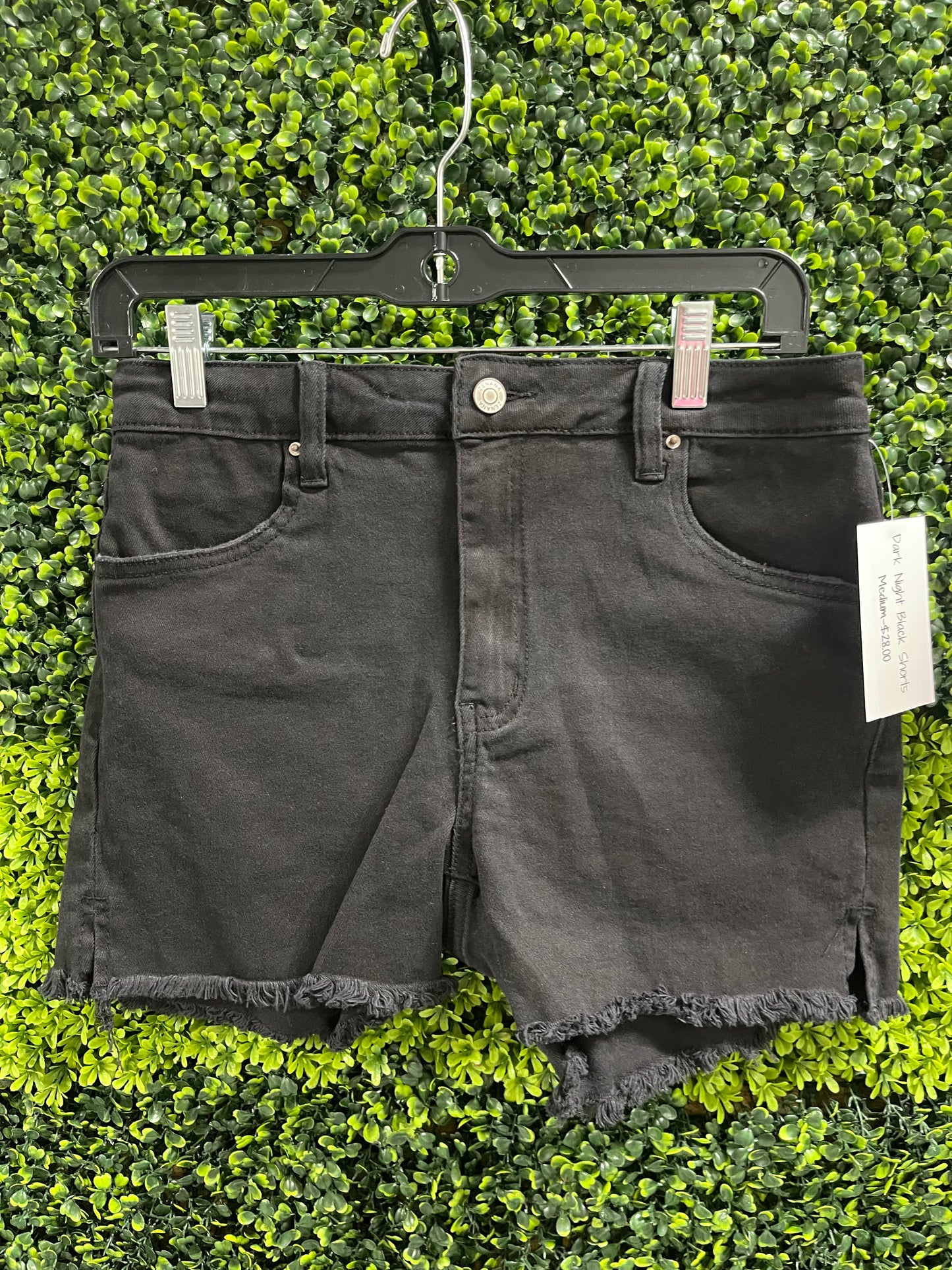 Dark Night Black Shorts