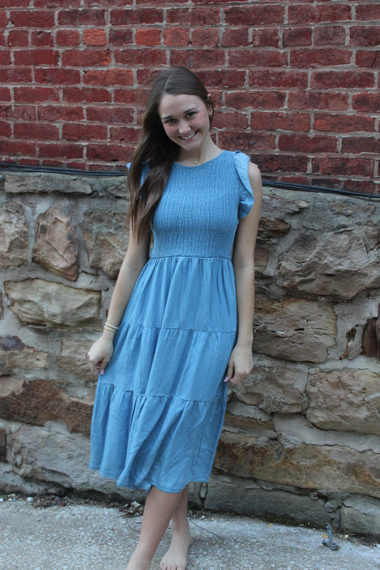 Caught Your Eye Midi Dress