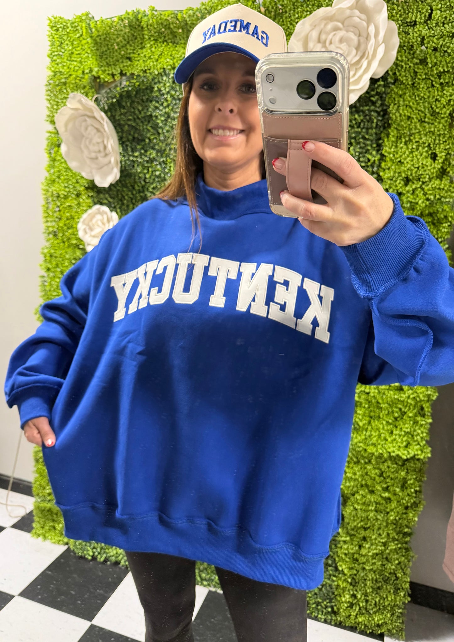 KENTUCKY Mockneck Sweatshirt