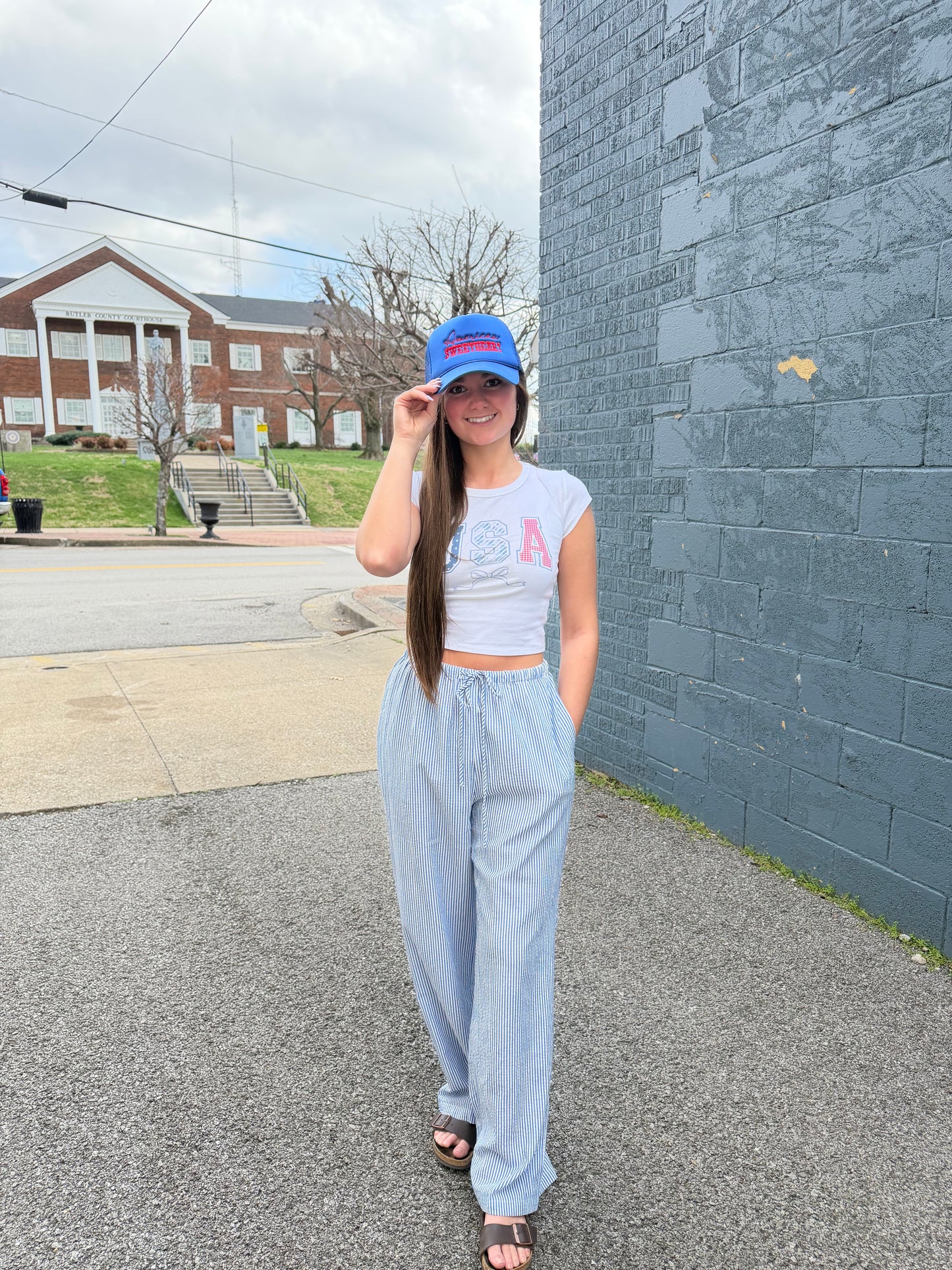 USA Cropped Tee