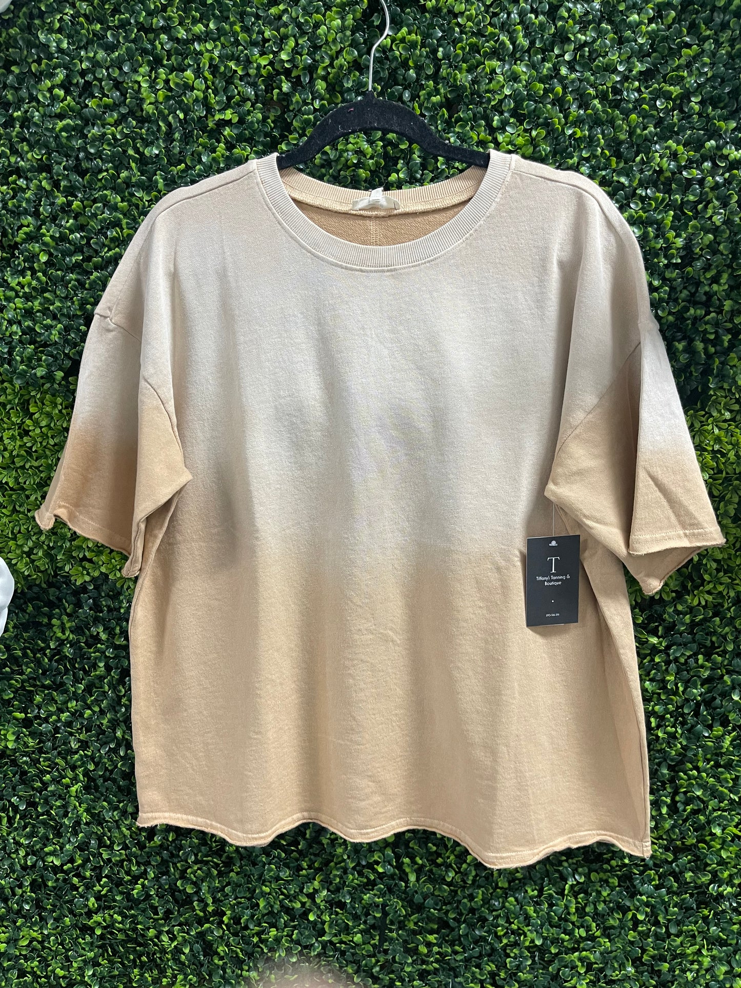 Toast Dyed Terry Knit Top