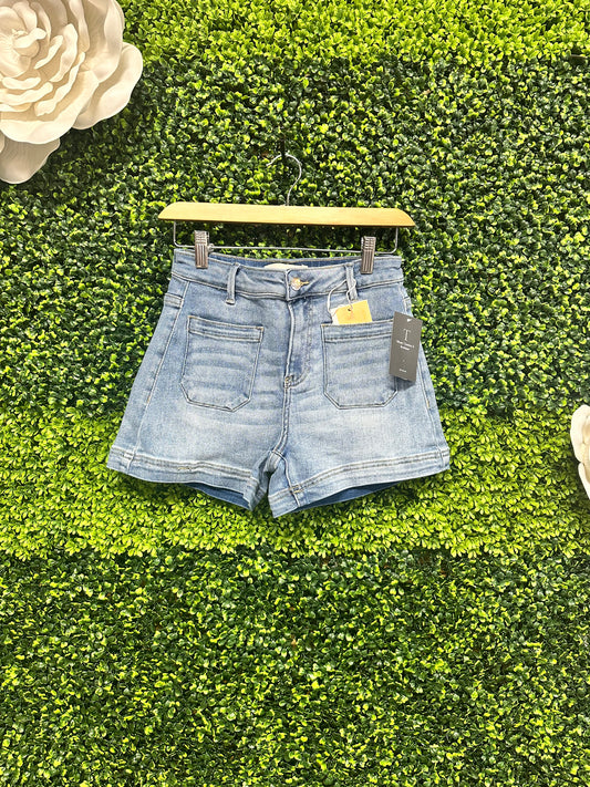 The Naya High Rise Patch Pocket Shorts