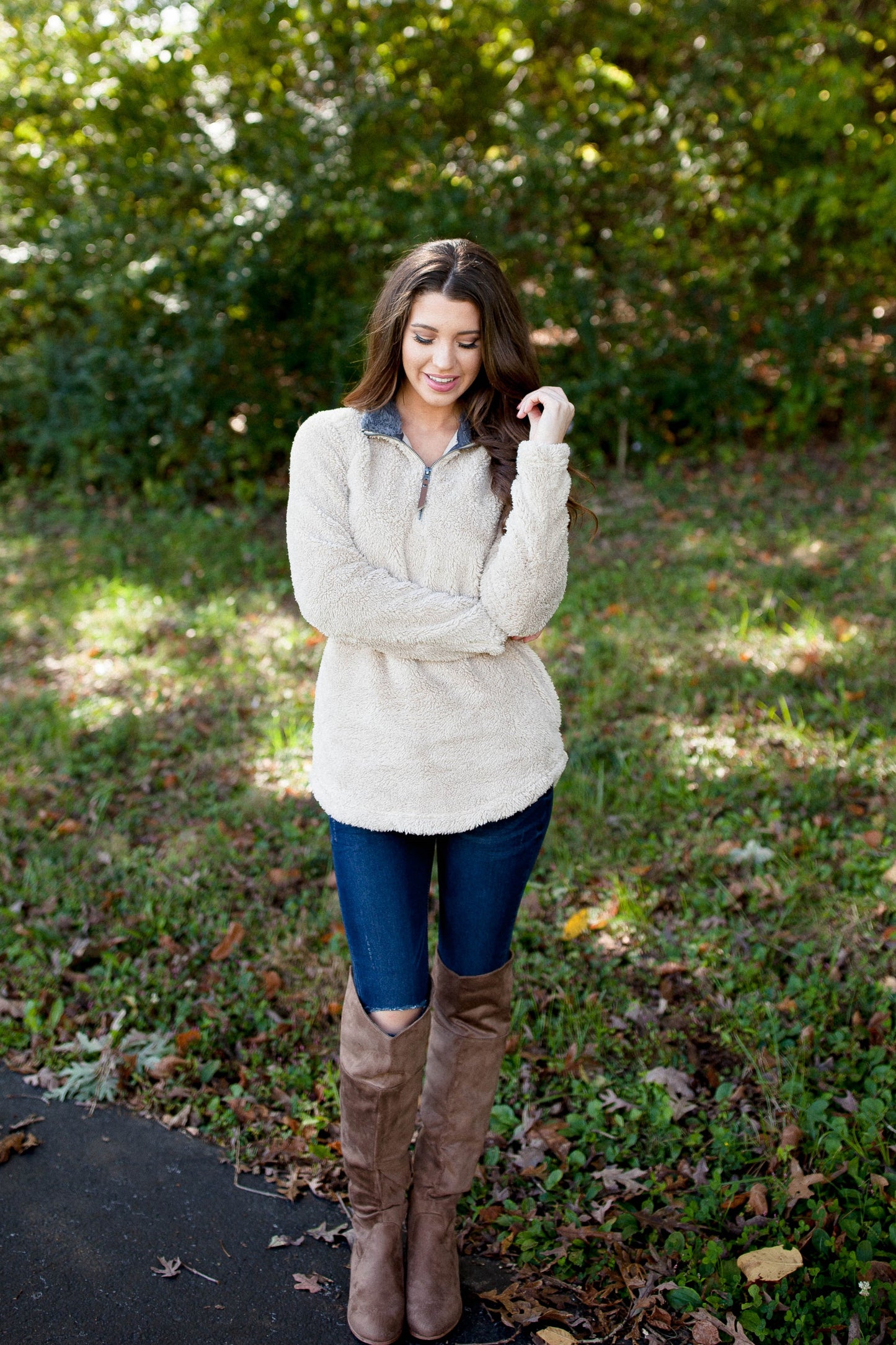 Charles River Newport Fleece Pullover Sand