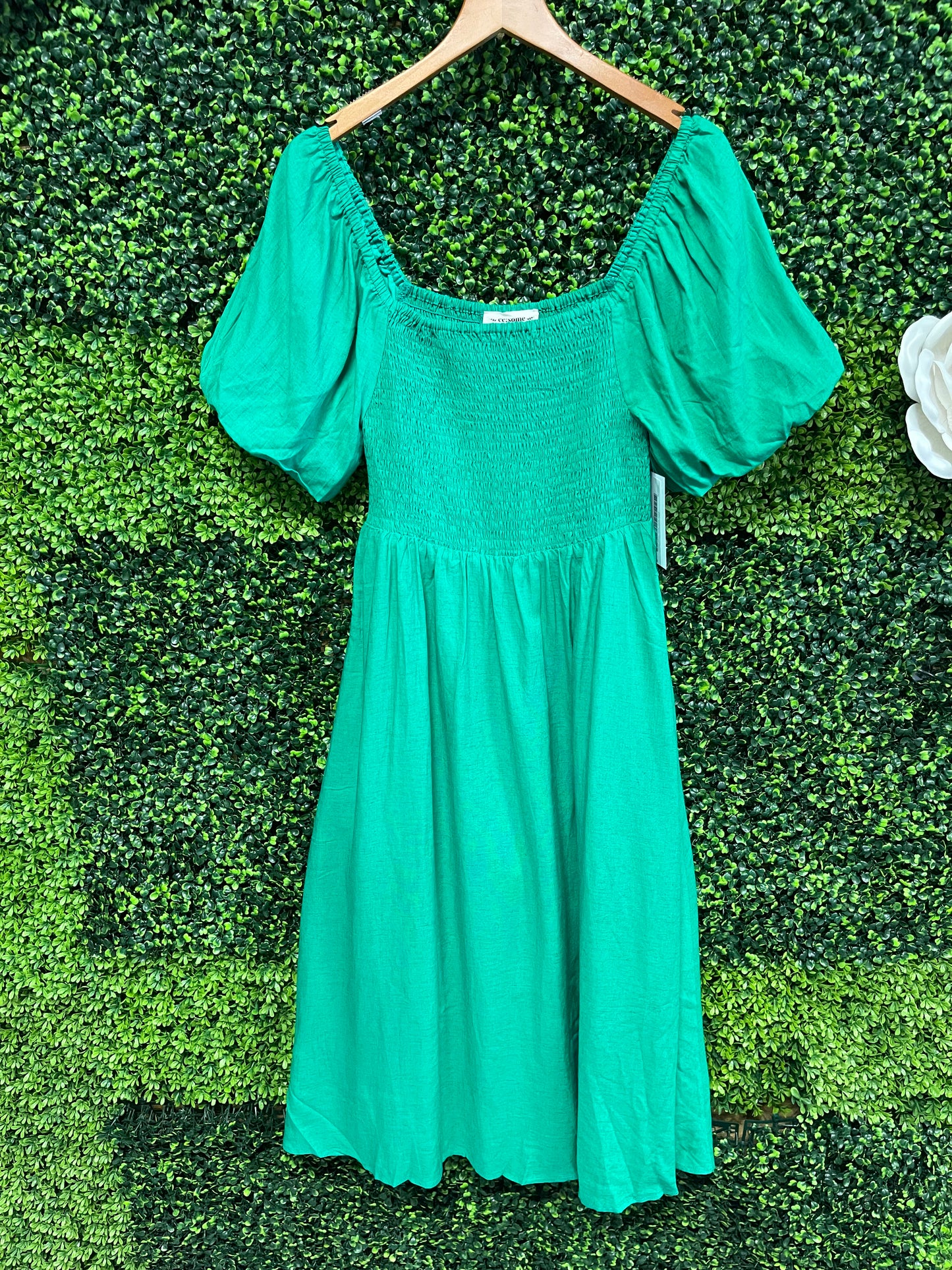 Santa Rosa Kelly Green Dress