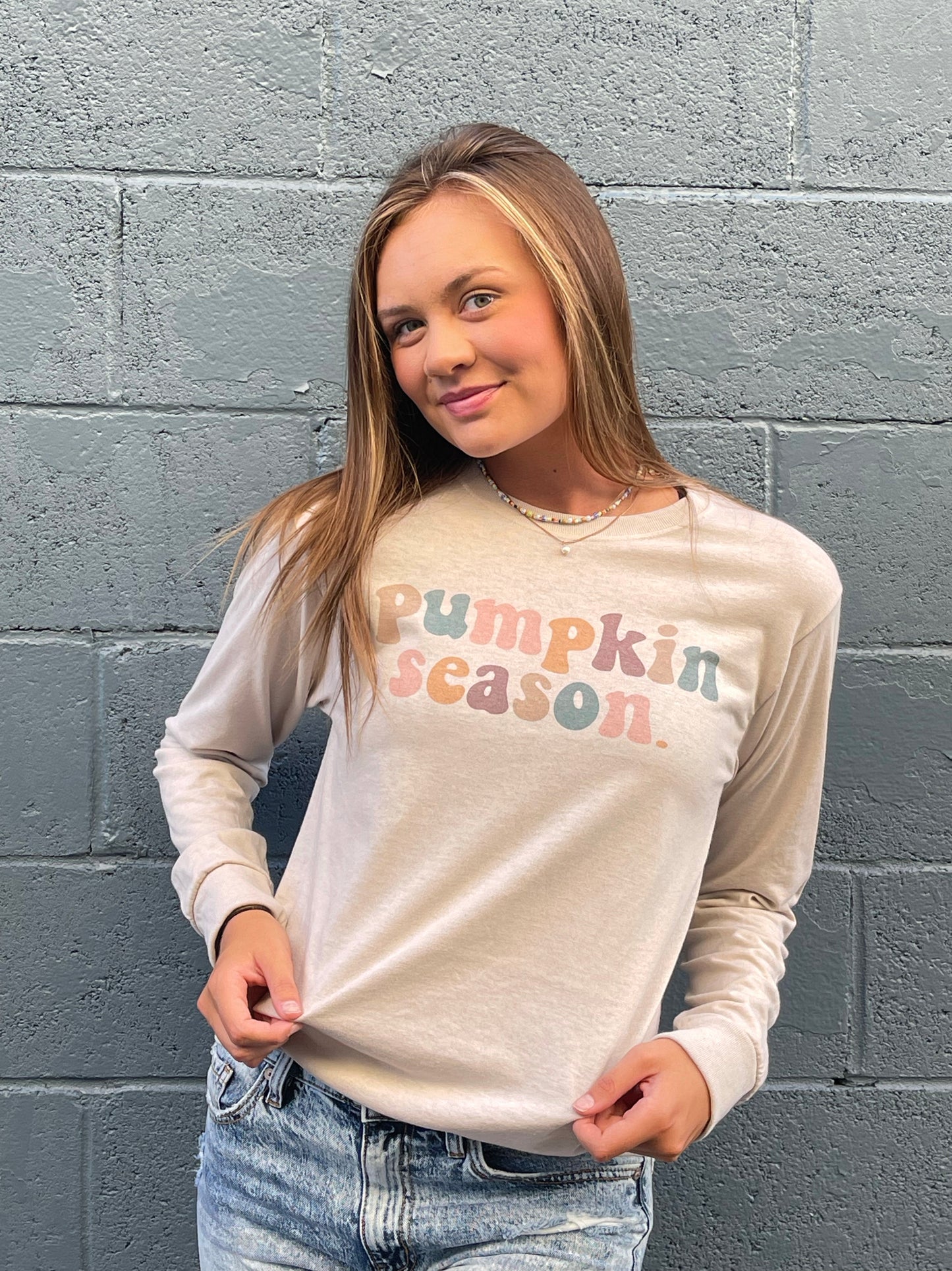 Pumpkin Season Long Sleeve Tee