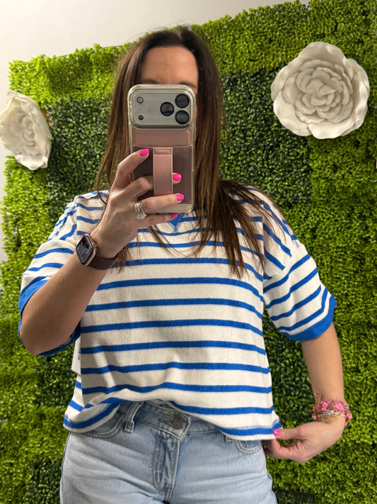 Modern Lines Striped Top