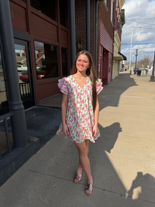 Chasing Meadows Floral Dress