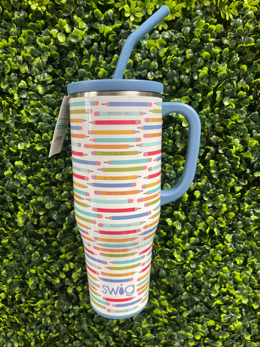 SWIG-Teacher Life Mega Mug 40oz