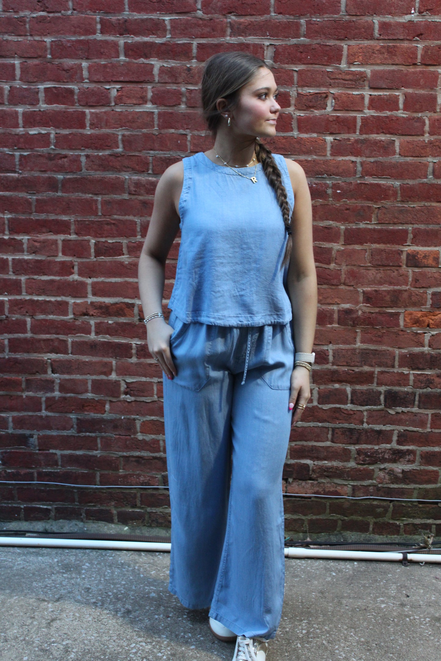 Sunshine On My Mind Chambray Set
