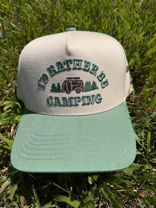 HAT-I'D RATHER BE CAMPING