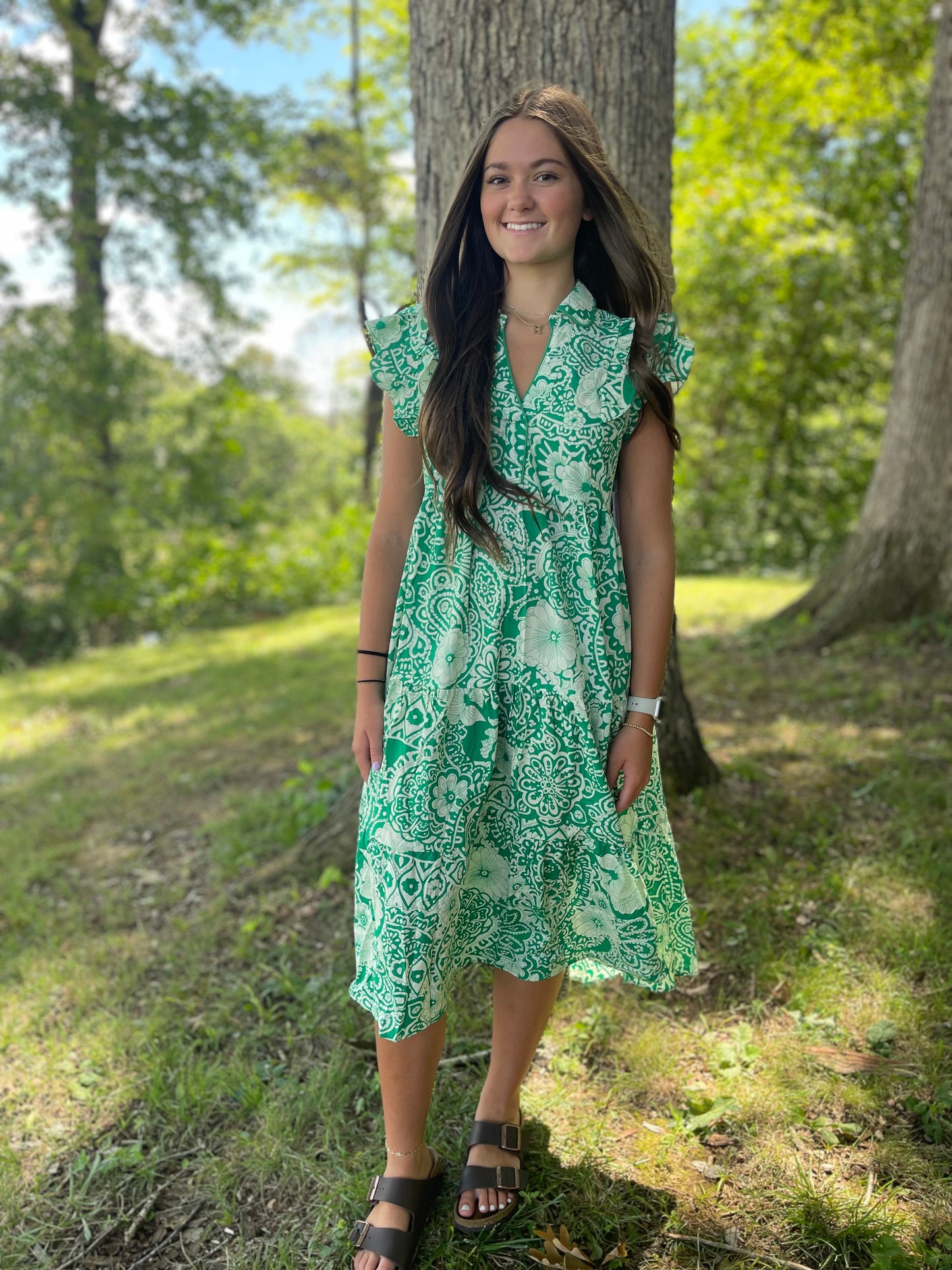 Sweet Secret Green Mix Dress