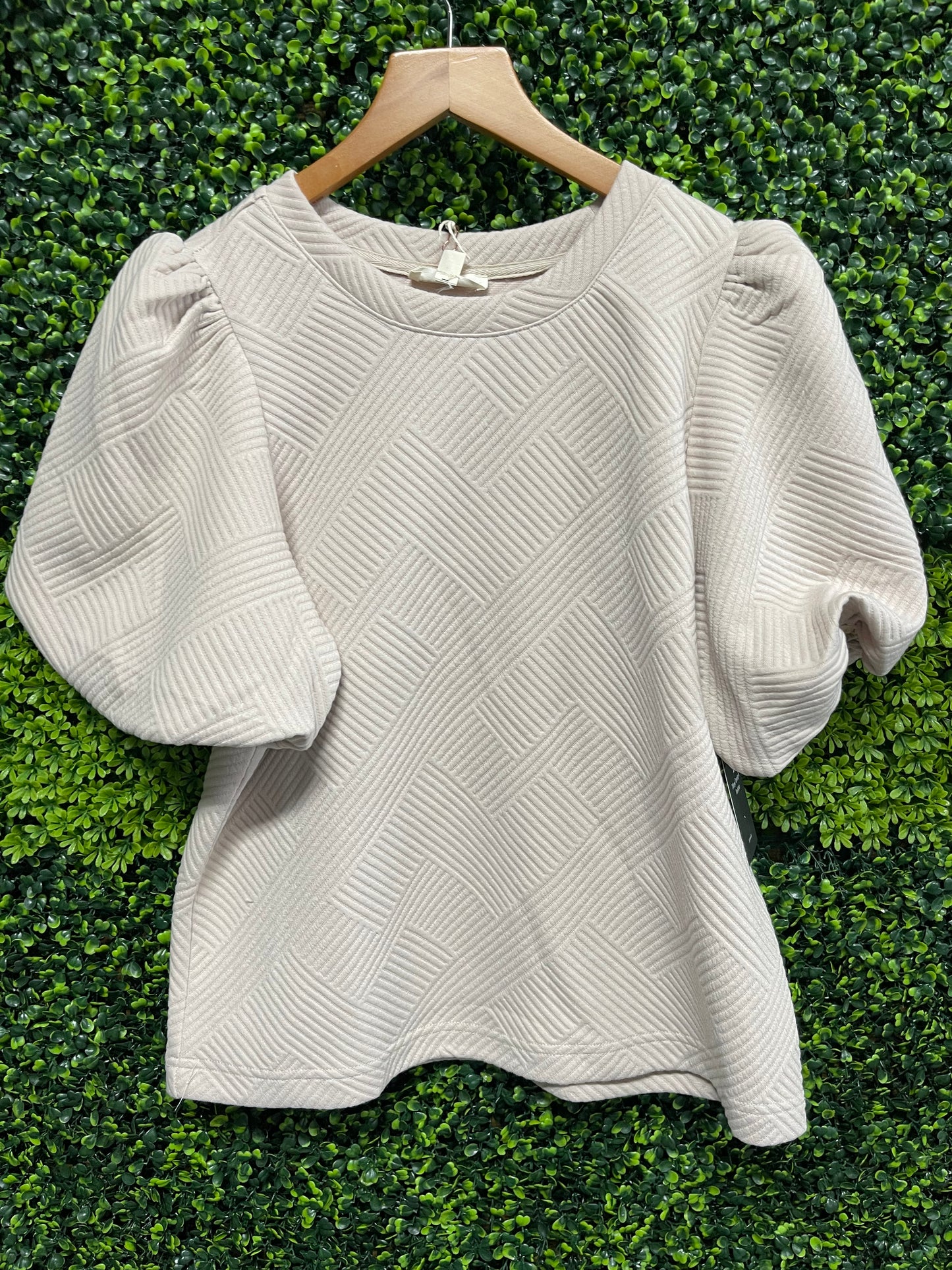 Naturally Radiant Puff Sleeve Top