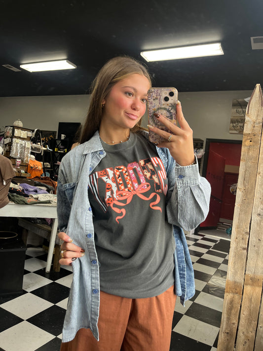 Downtown Daze Colorblock Striped Top