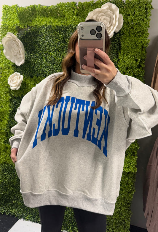 KENTUCKY Mockneck Sweatshirt