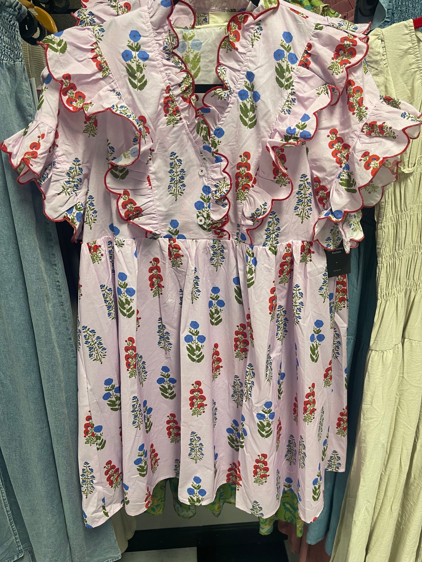 A Stroll In the Garden Mini Dress