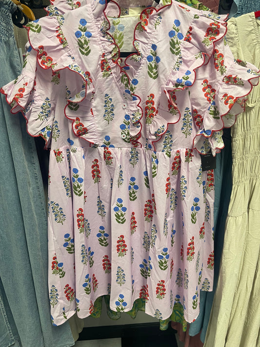 A Stroll In the Garden Mini Dress