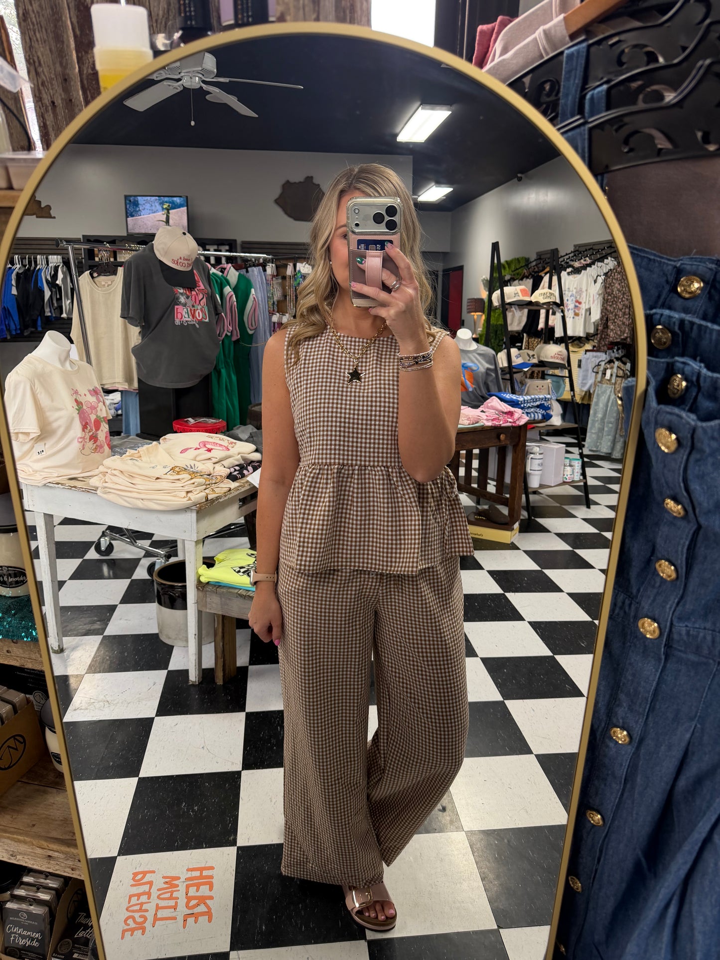 Oxford Charm Gingham Set