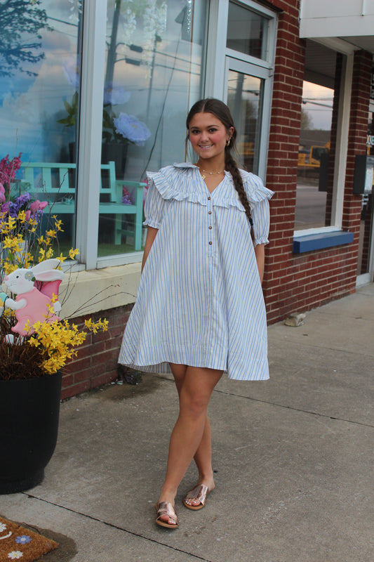 Sweet Stripes Mini Dress