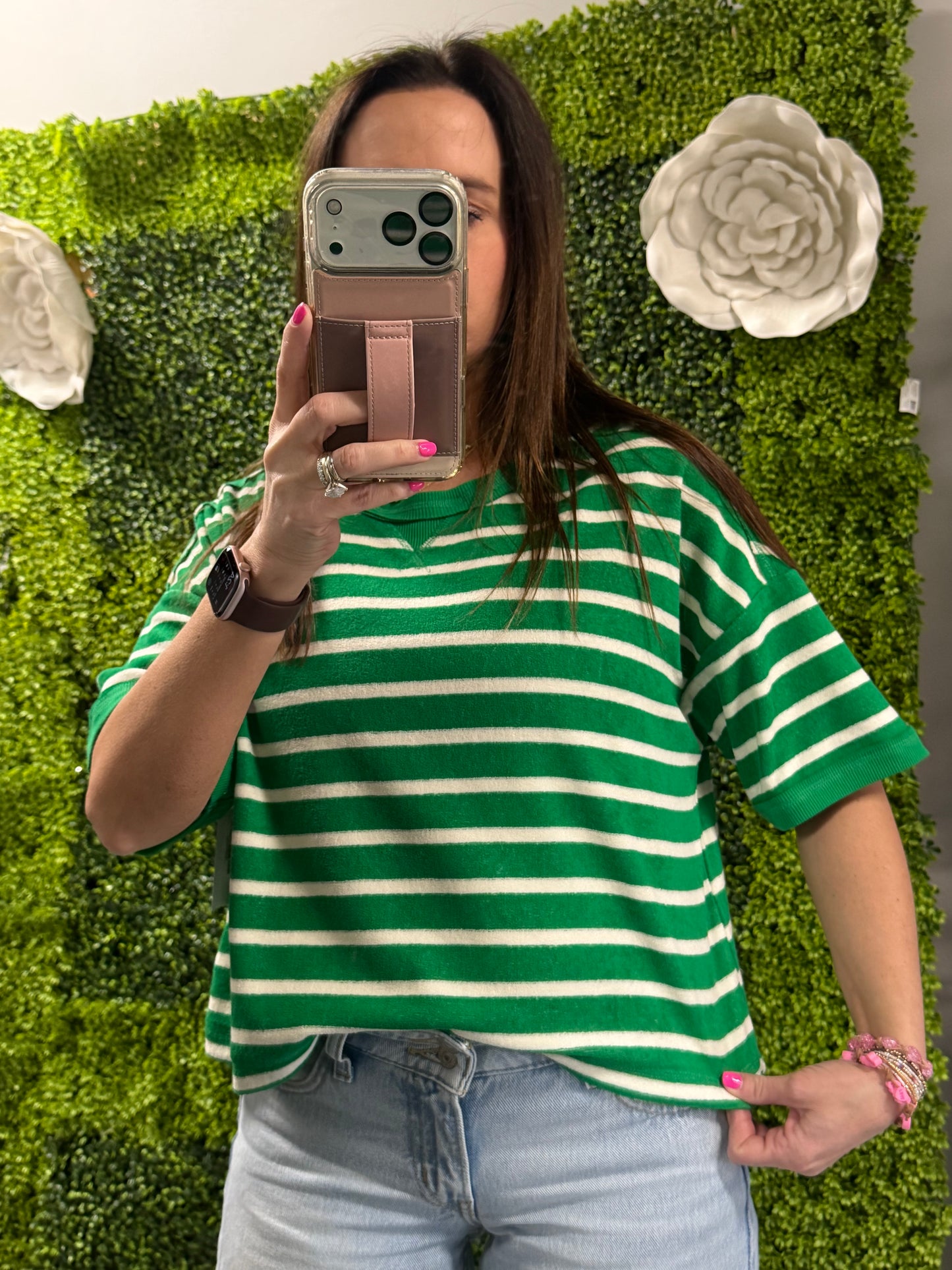 Modern Lines Striped Top
