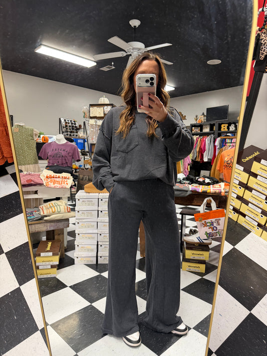 Laid Back Mineral Washed Pullover