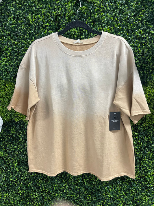 Toast Dyed Terry Knit Top