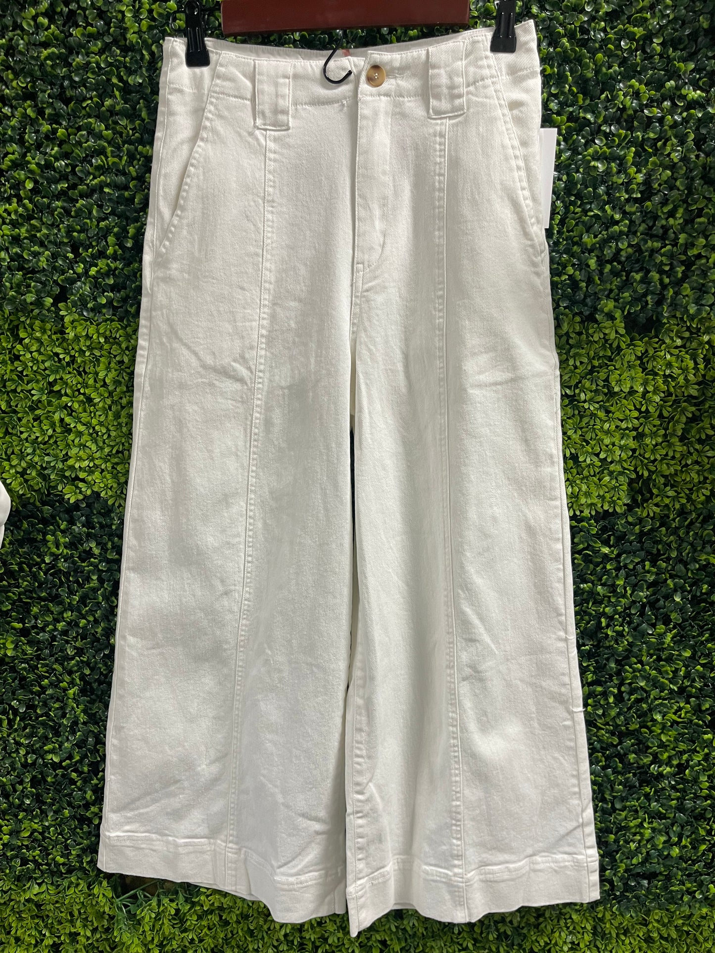 The Kiara High Waist Off White Pants