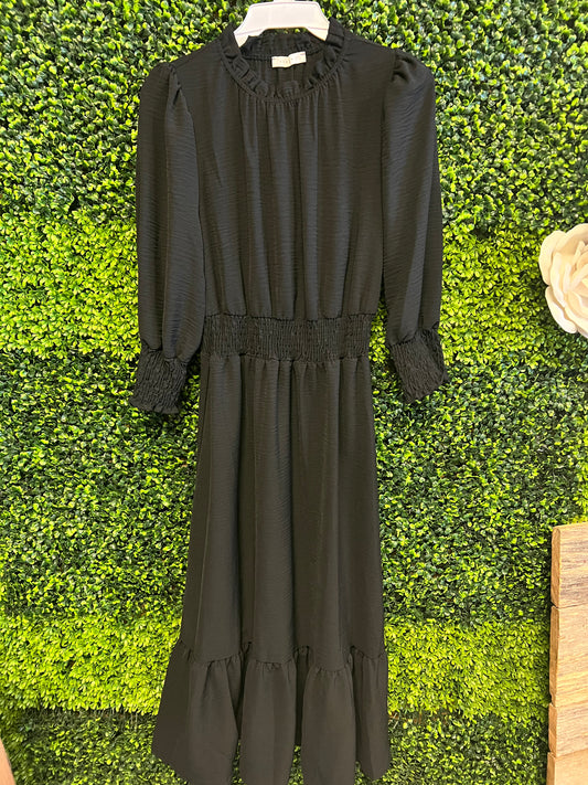 Autumn Day Smocked Dress