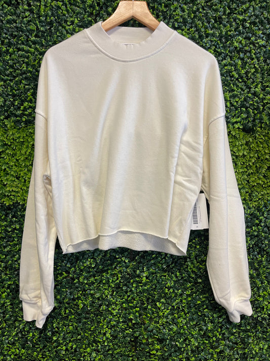 Feelin' The Vibe Mock Neck Crop Sweatshirt