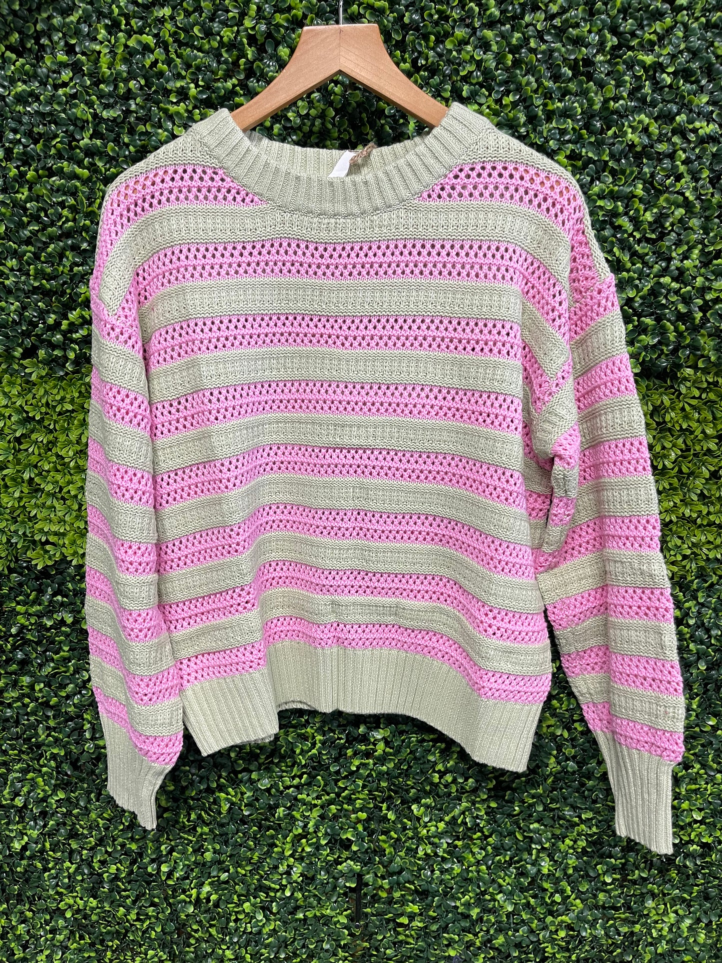 Spring Breeze Striped Sweater