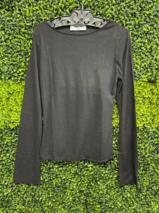 Basic Ribbed Long Sleeve Top