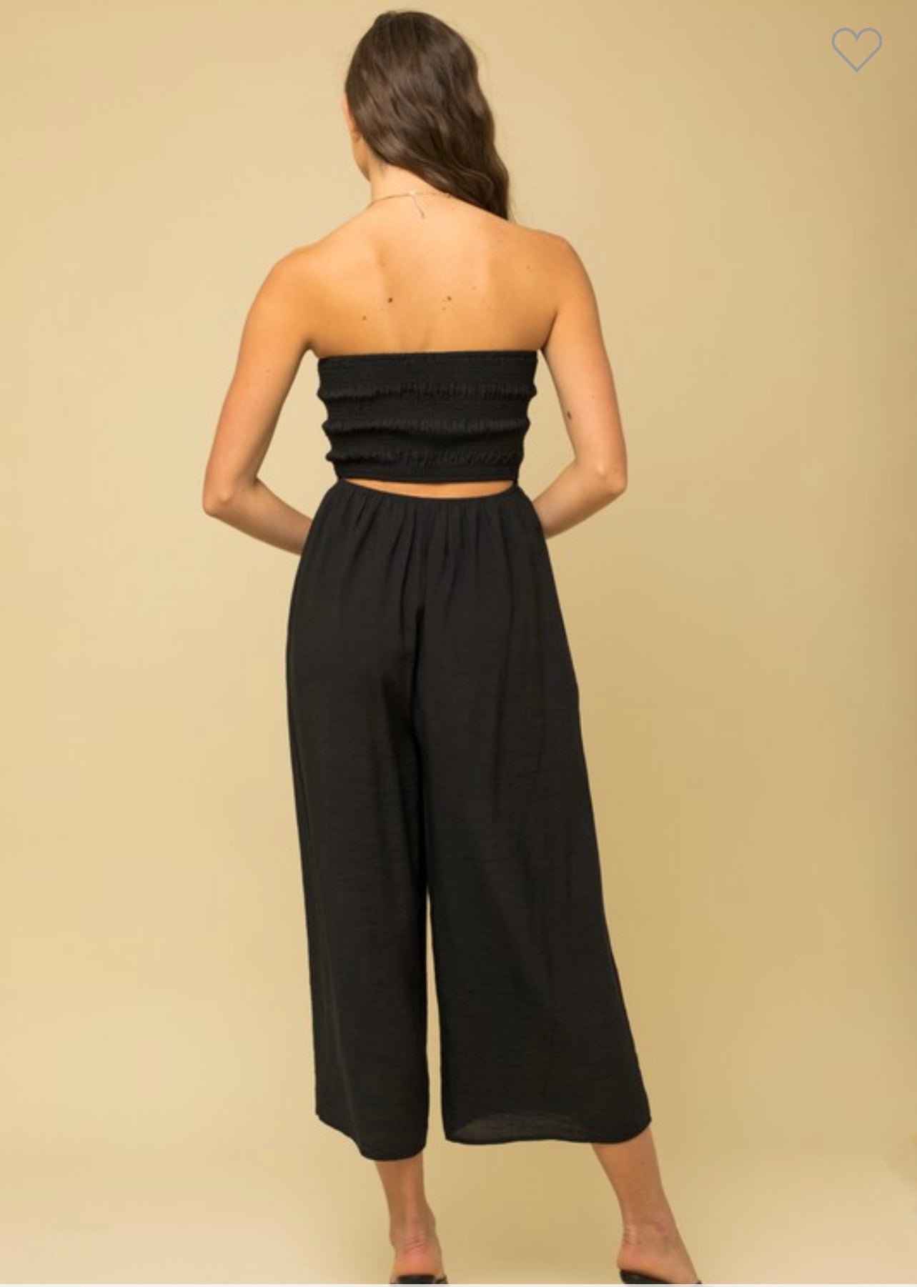 Charming Walk Smocked Jumpsuit