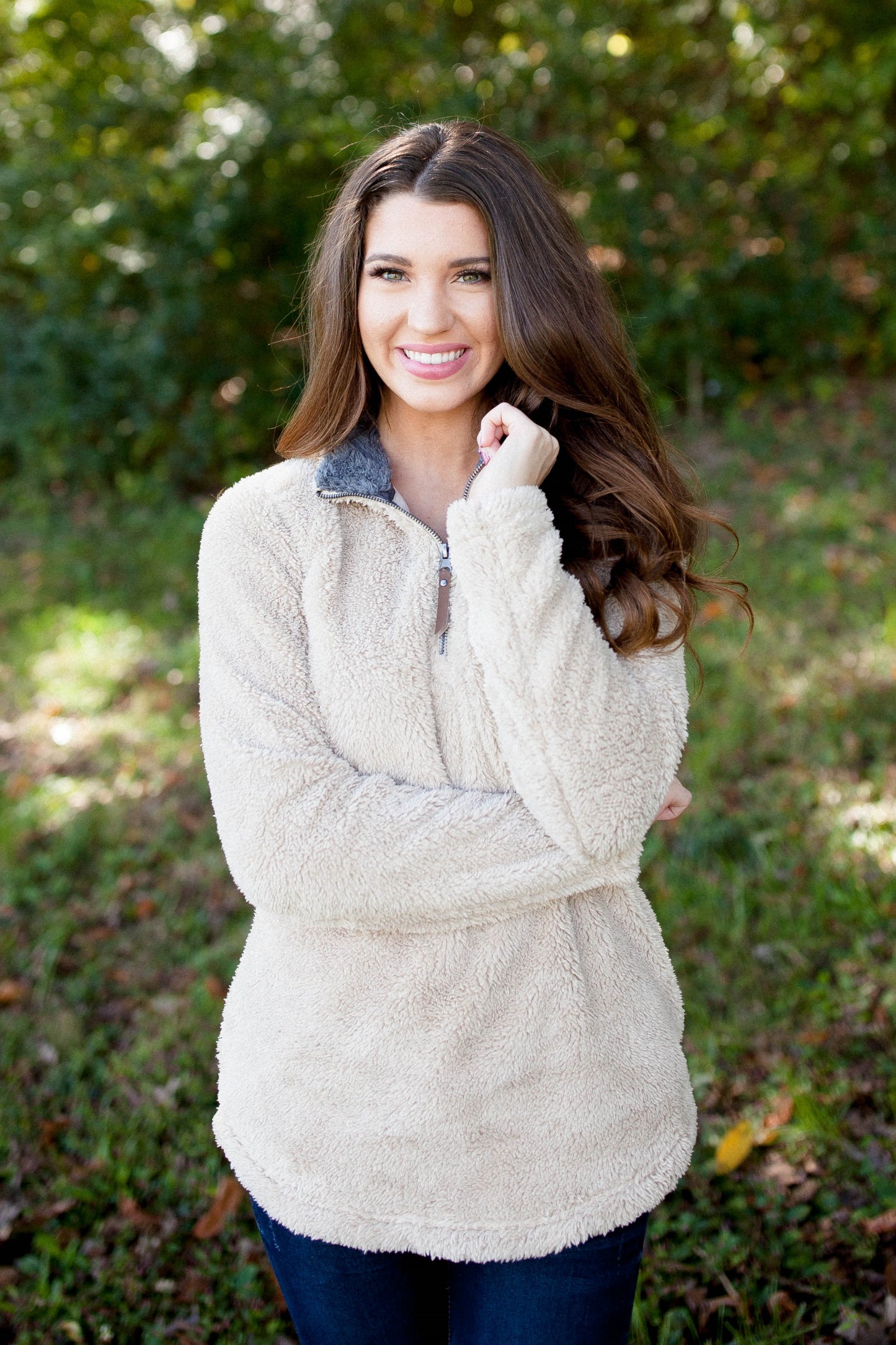 Charles River Newport Fleece Pullover Sand