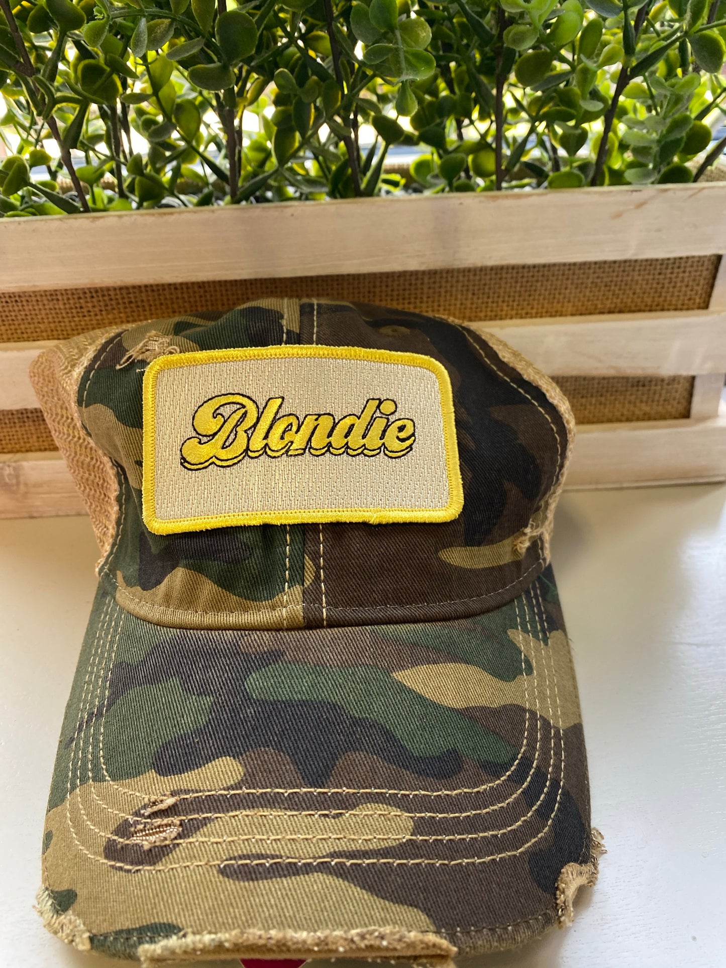 Blondie Camo Hat