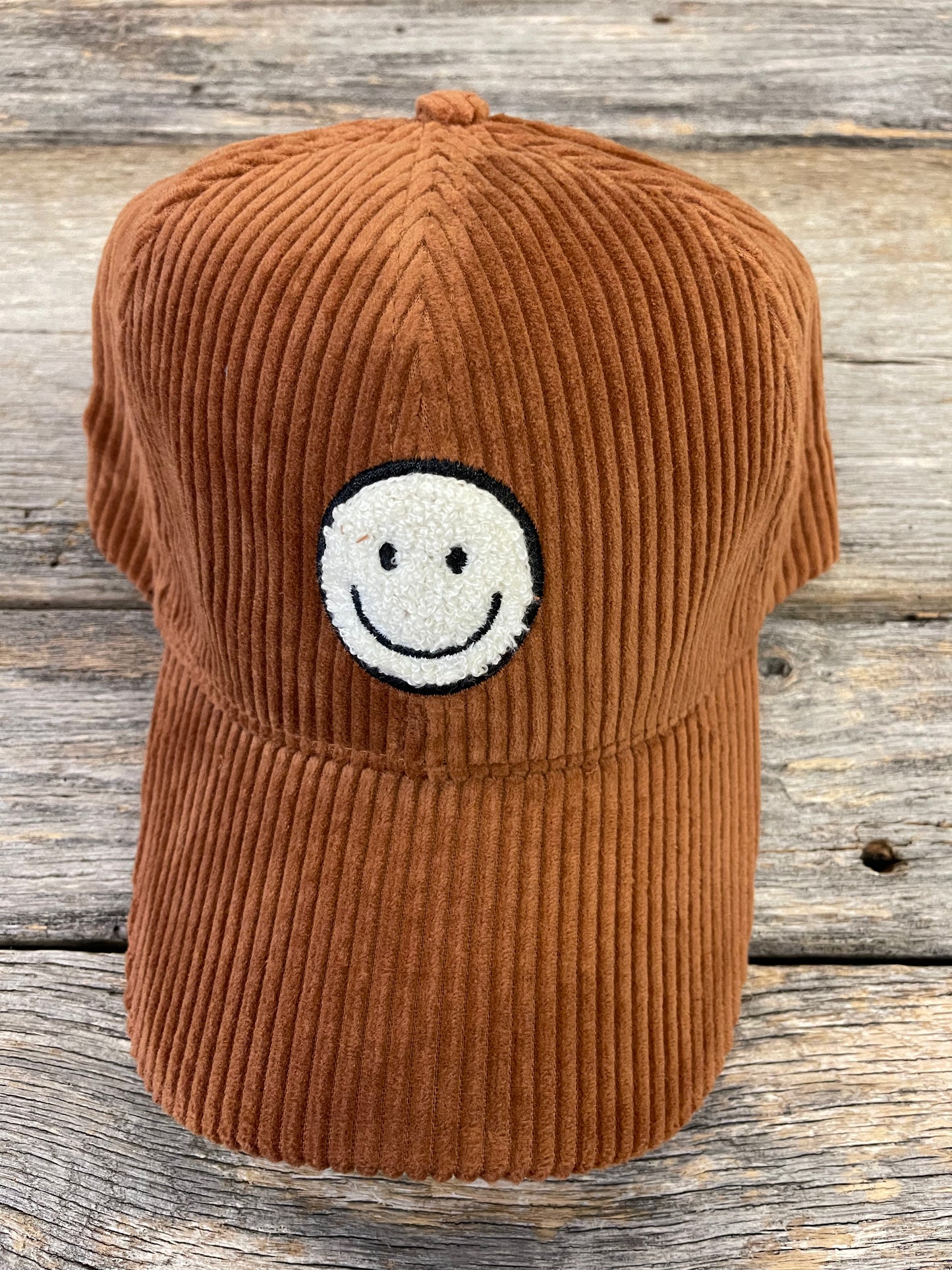 Corduroy Smiley Hat